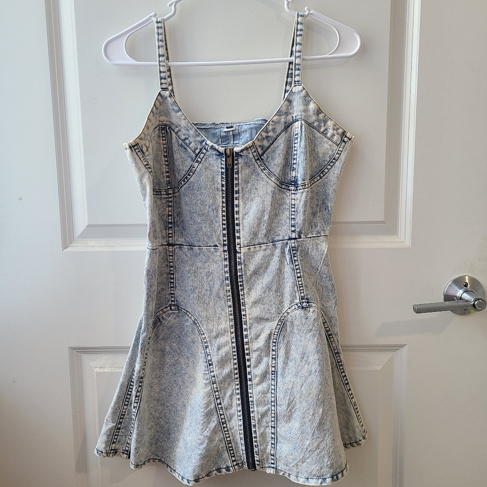 Mini Denim Dress